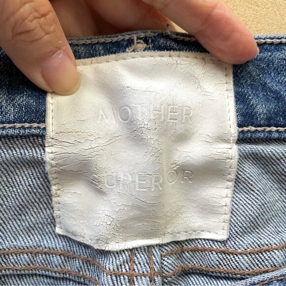 Mother Superior The Flirt Fray Cold Feet Jeans - 30" - Picture 6 of 13